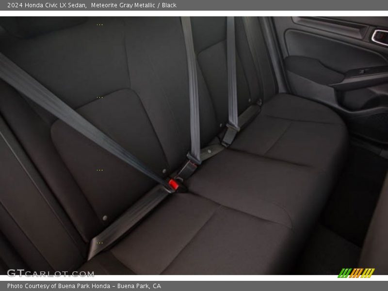 Meteorite Gray Metallic / Black 2024 Honda Civic LX Sedan