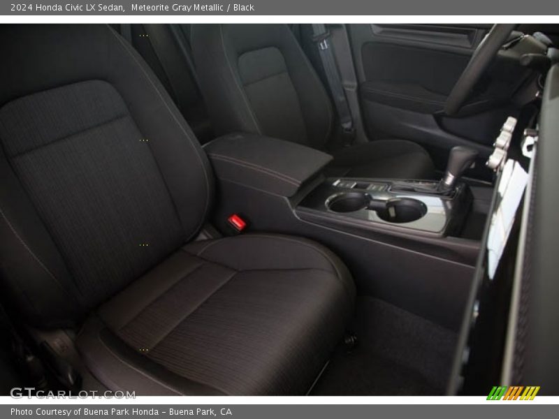 Meteorite Gray Metallic / Black 2024 Honda Civic LX Sedan