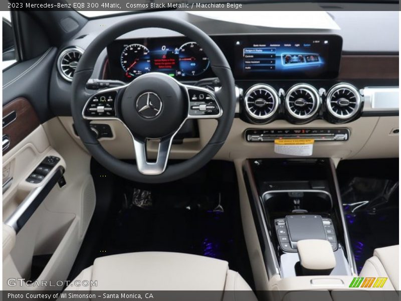 Dashboard of 2023 EQB 300 4Matic
