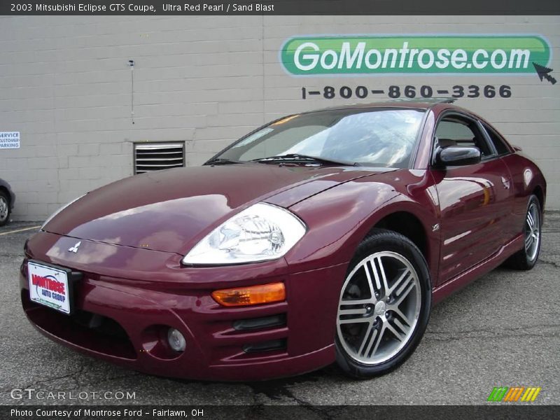 Ultra Red Pearl / Sand Blast 2003 Mitsubishi Eclipse GTS Coupe