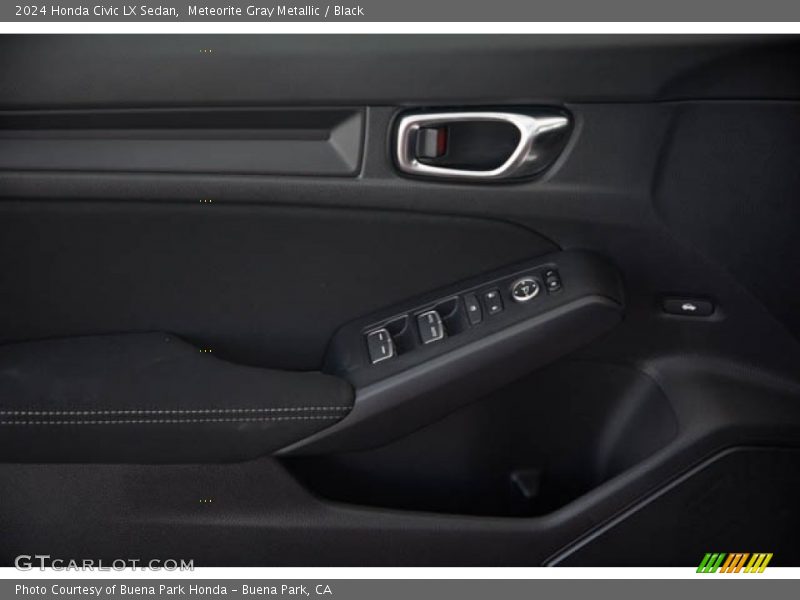 Meteorite Gray Metallic / Black 2024 Honda Civic LX Sedan