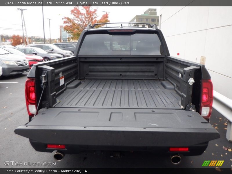 Crystal Black Pearl / Black/Red 2021 Honda Ridgeline Black Edition AWD