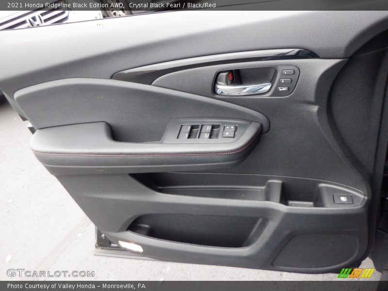 Door Panel of 2021 Ridgeline Black Edition AWD