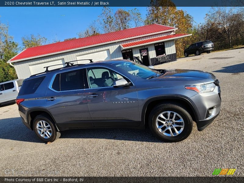 Satin Steel Metallic / Jet Black 2020 Chevrolet Traverse LT