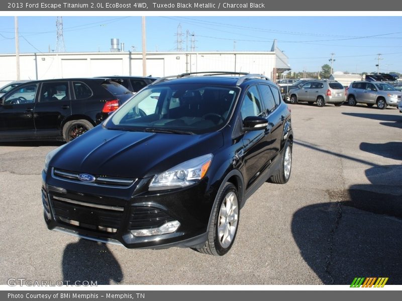 Tuxedo Black Metallic / Charcoal Black 2013 Ford Escape Titanium 2.0L EcoBoost 4WD