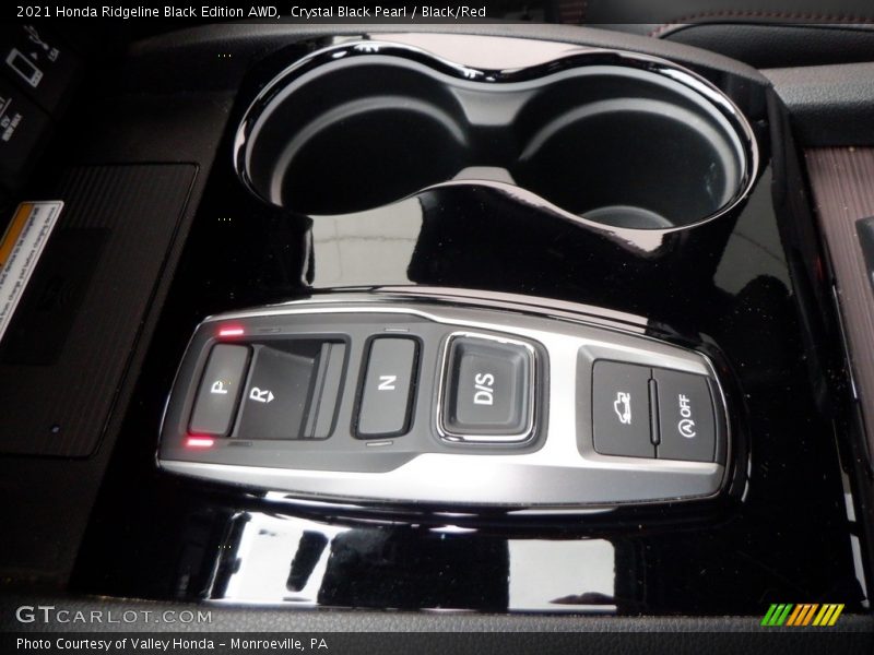  2021 Ridgeline Black Edition AWD 9 Speed Automatic Shifter