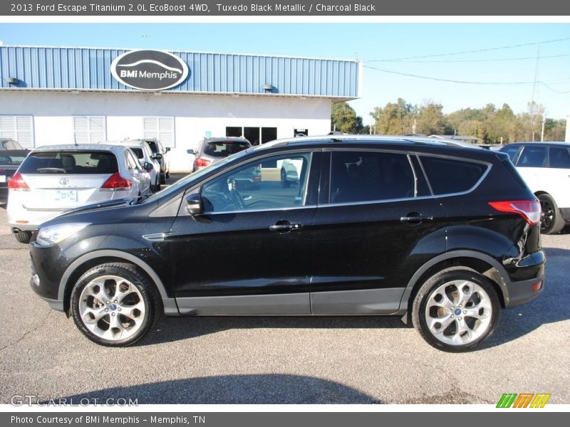 Tuxedo Black Metallic / Charcoal Black 2013 Ford Escape Titanium 2.0L EcoBoost 4WD