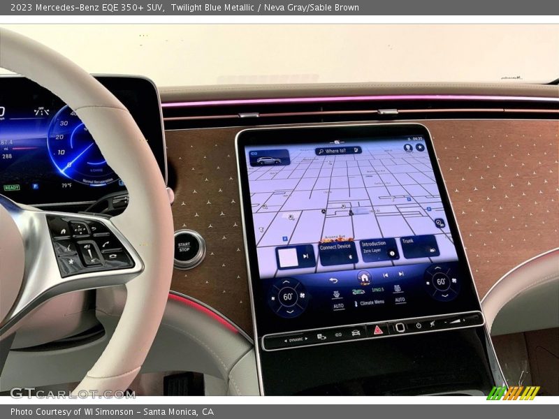 Navigation of 2023 EQE 350+ SUV