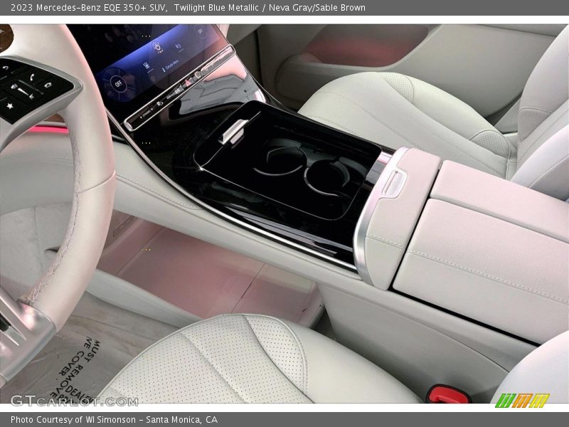 Twilight Blue Metallic / Neva Gray/Sable Brown 2023 Mercedes-Benz EQE 350+ SUV