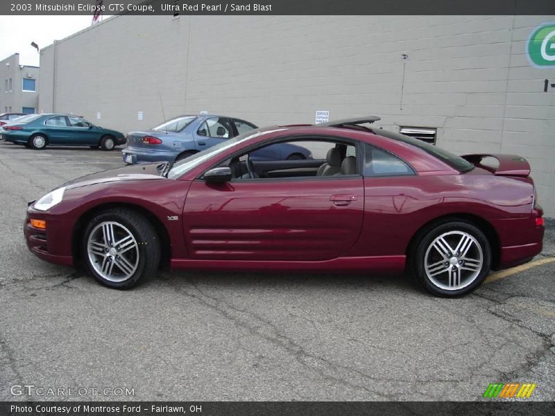 Ultra Red Pearl / Sand Blast 2003 Mitsubishi Eclipse GTS Coupe