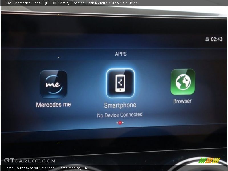 Cosmos Black Metallic / Macchiato Beige 2023 Mercedes-Benz EQB 300 4Matic