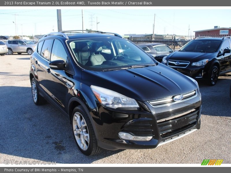 Tuxedo Black Metallic / Charcoal Black 2013 Ford Escape Titanium 2.0L EcoBoost 4WD