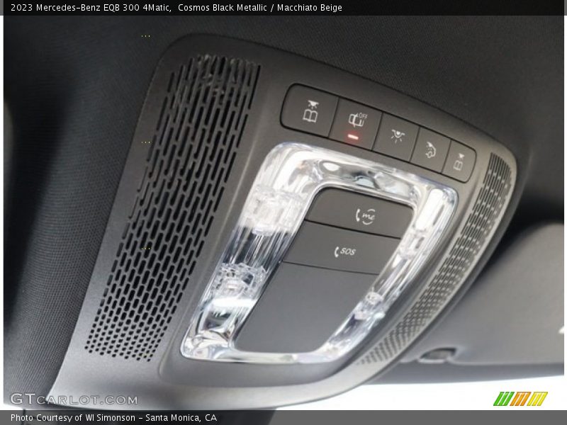 Controls of 2023 EQB 300 4Matic