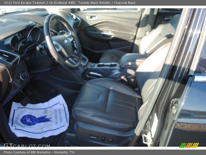 Tuxedo Black Metallic / Charcoal Black 2013 Ford Escape Titanium 2.0L EcoBoost 4WD