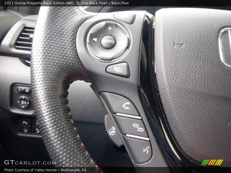  2021 Ridgeline Black Edition AWD Steering Wheel