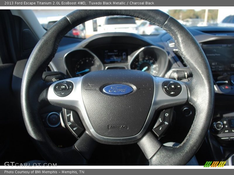 Tuxedo Black Metallic / Charcoal Black 2013 Ford Escape Titanium 2.0L EcoBoost 4WD