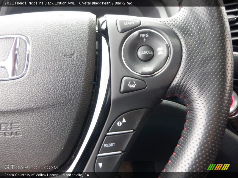  2021 Ridgeline Black Edition AWD Steering Wheel