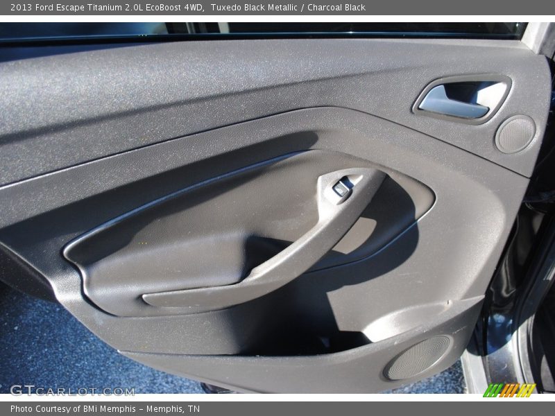 Tuxedo Black Metallic / Charcoal Black 2013 Ford Escape Titanium 2.0L EcoBoost 4WD
