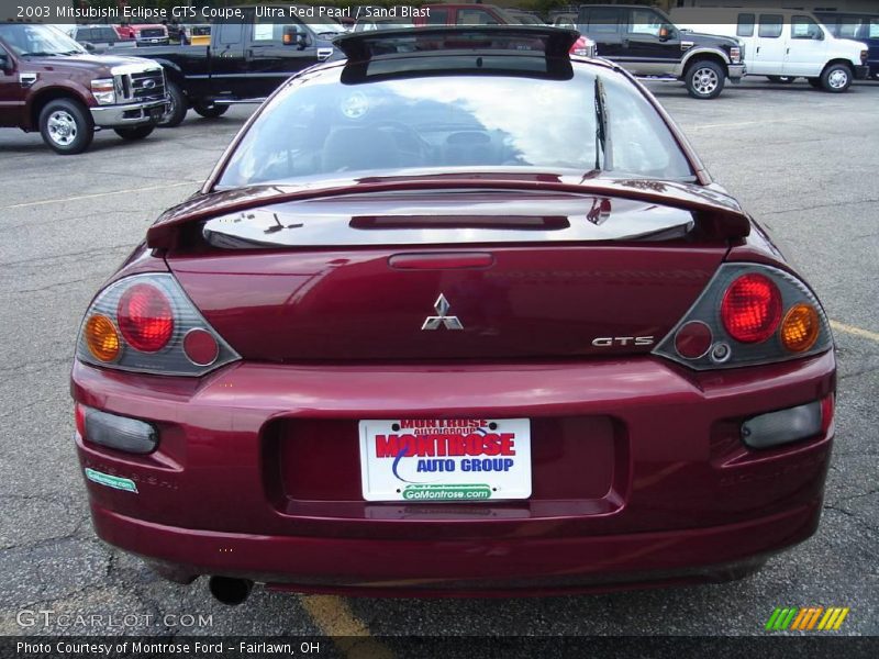 Ultra Red Pearl / Sand Blast 2003 Mitsubishi Eclipse GTS Coupe