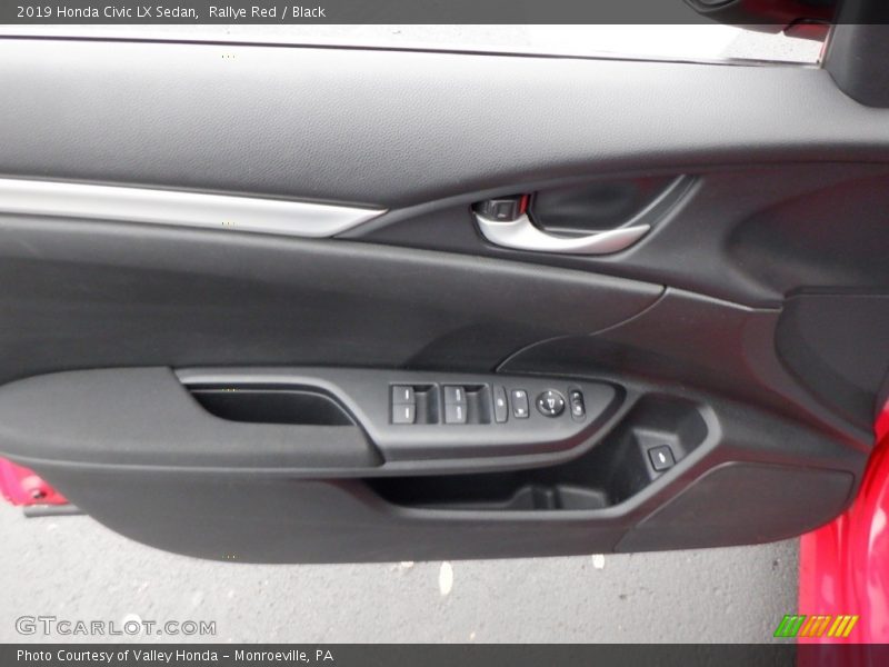 Rallye Red / Black 2019 Honda Civic LX Sedan