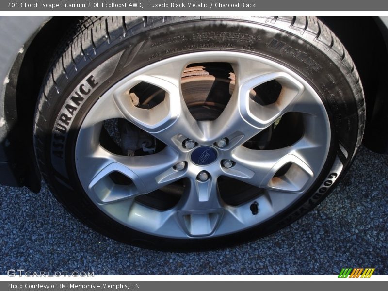 Tuxedo Black Metallic / Charcoal Black 2013 Ford Escape Titanium 2.0L EcoBoost 4WD