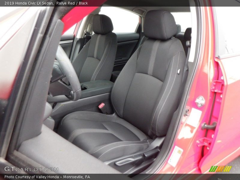 Rallye Red / Black 2019 Honda Civic LX Sedan