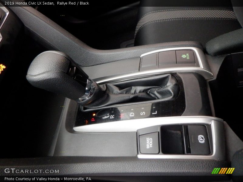 Rallye Red / Black 2019 Honda Civic LX Sedan