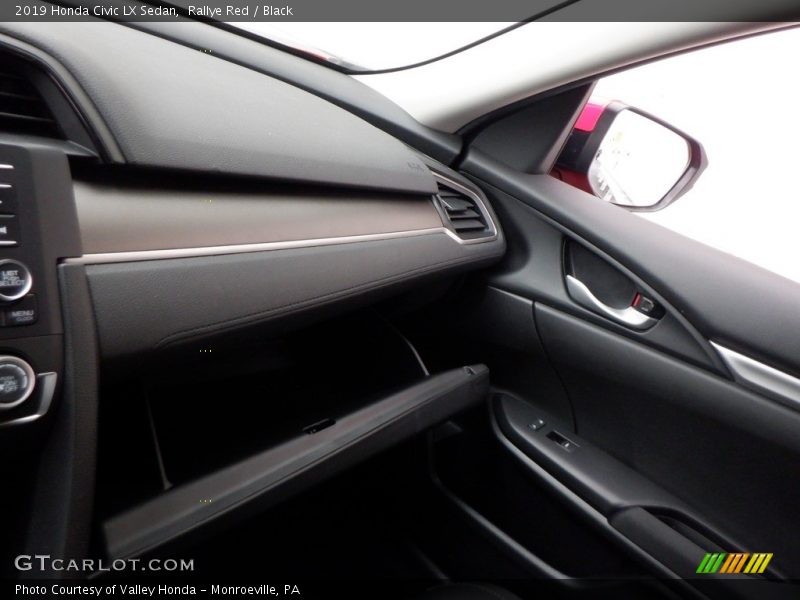 Rallye Red / Black 2019 Honda Civic LX Sedan