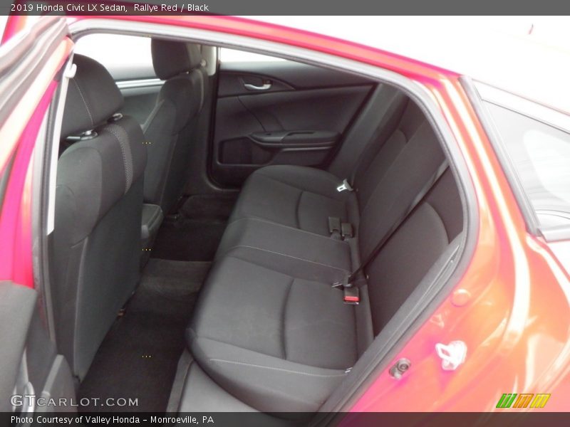 Rallye Red / Black 2019 Honda Civic LX Sedan