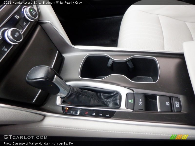  2021 Accord EX-L CVT Automatic Shifter