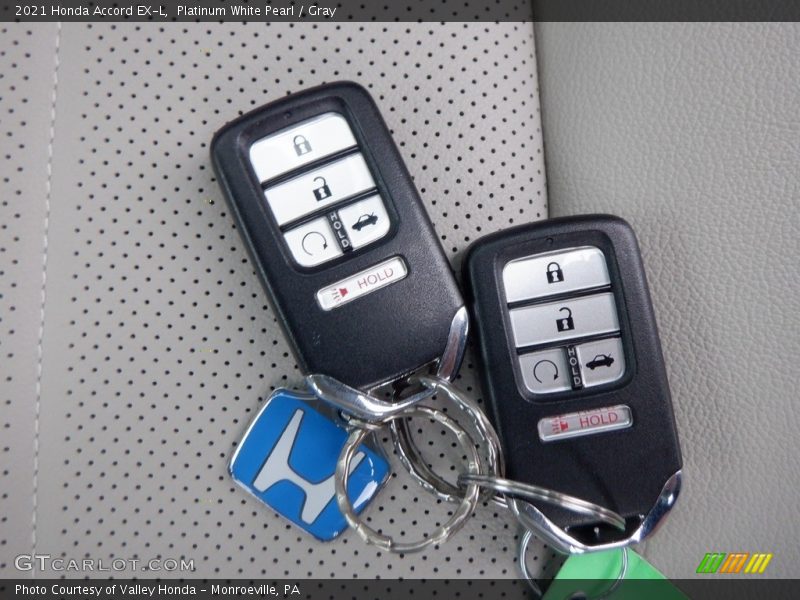 Keys of 2021 Accord EX-L