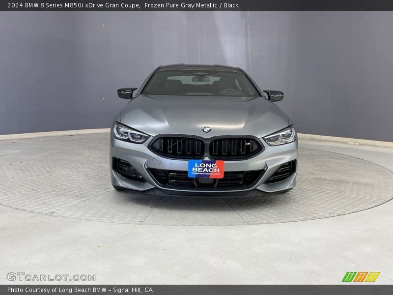 Frozen Pure Gray Metallic / Black 2024 BMW 8 Series M850i xDrive Gran Coupe