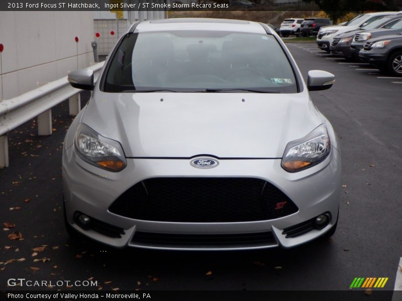Ingot Silver / ST Smoke Storm Recaro Seats 2013 Ford Focus ST Hatchback