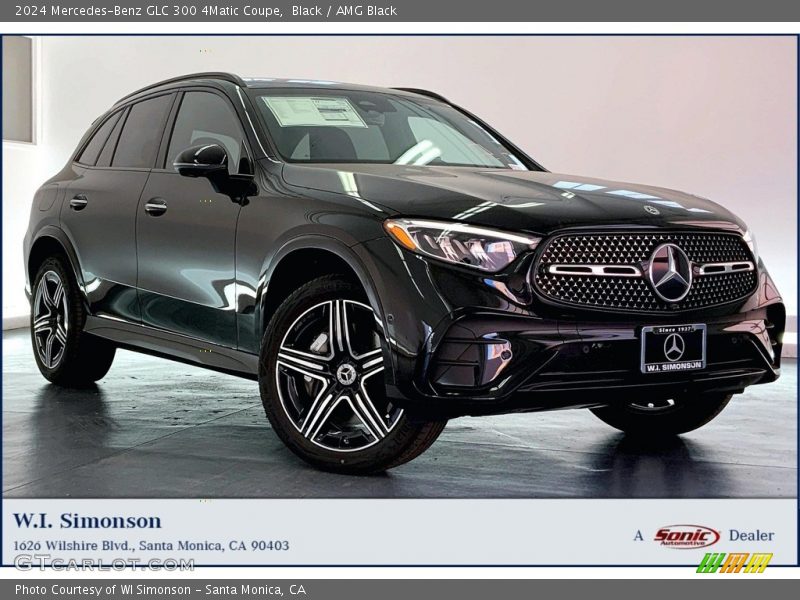 Black / AMG Black 2024 Mercedes-Benz GLC 300 4Matic Coupe
