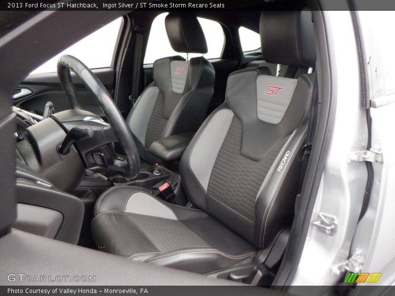 Ingot Silver / ST Smoke Storm Recaro Seats 2013 Ford Focus ST Hatchback