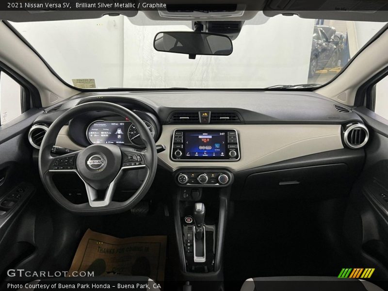 Dashboard of 2021 Versa SV