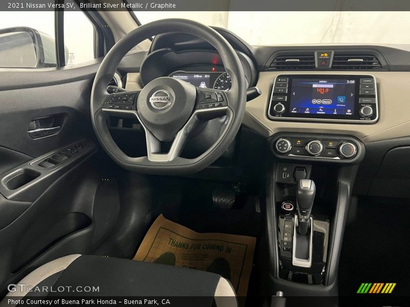 Dashboard of 2021 Versa SV