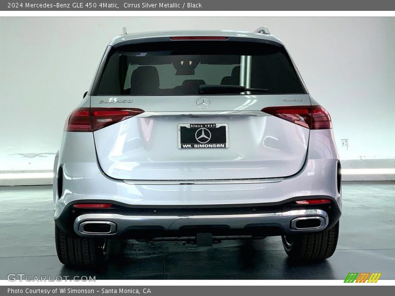 Cirrus Silver Metallic / Black 2024 Mercedes-Benz GLE 450 4Matic