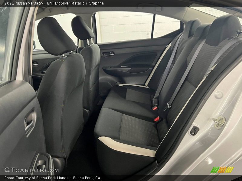 Rear Seat of 2021 Versa SV