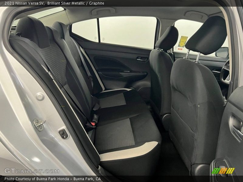 Rear Seat of 2021 Versa SV