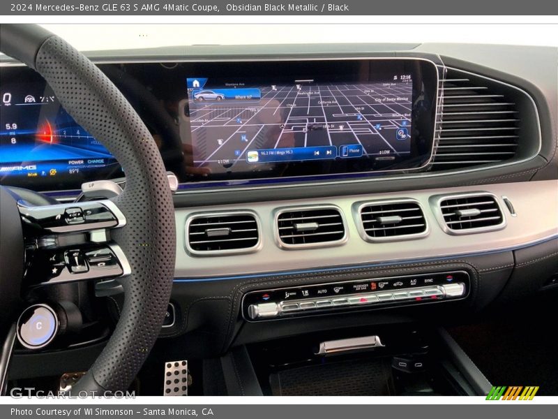 Controls of 2024 GLE 63 S AMG 4Matic Coupe