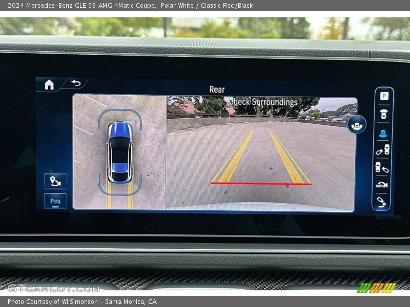 Controls of 2024 GLE 53 AMG 4Matic Coupe