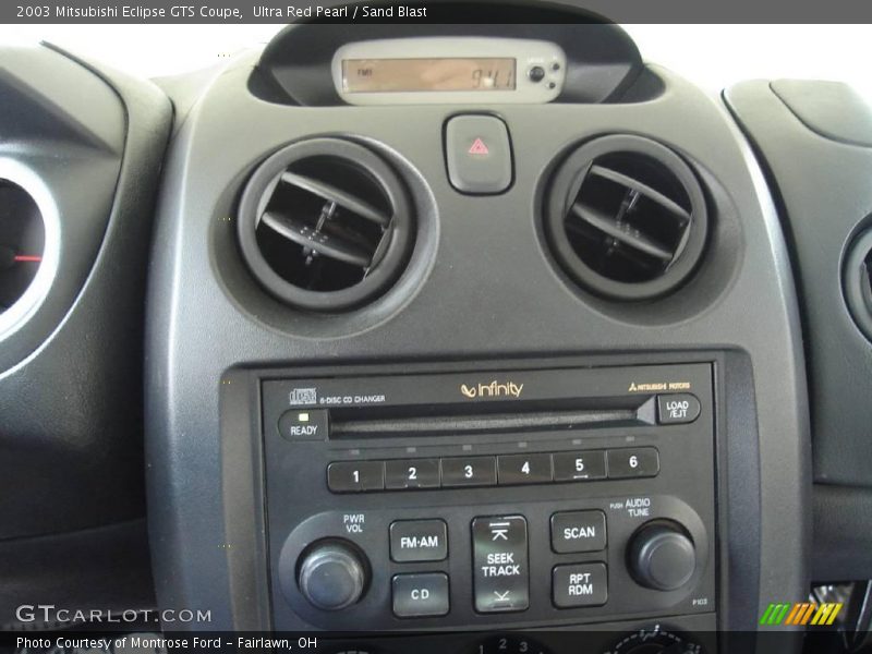 Ultra Red Pearl / Sand Blast 2003 Mitsubishi Eclipse GTS Coupe