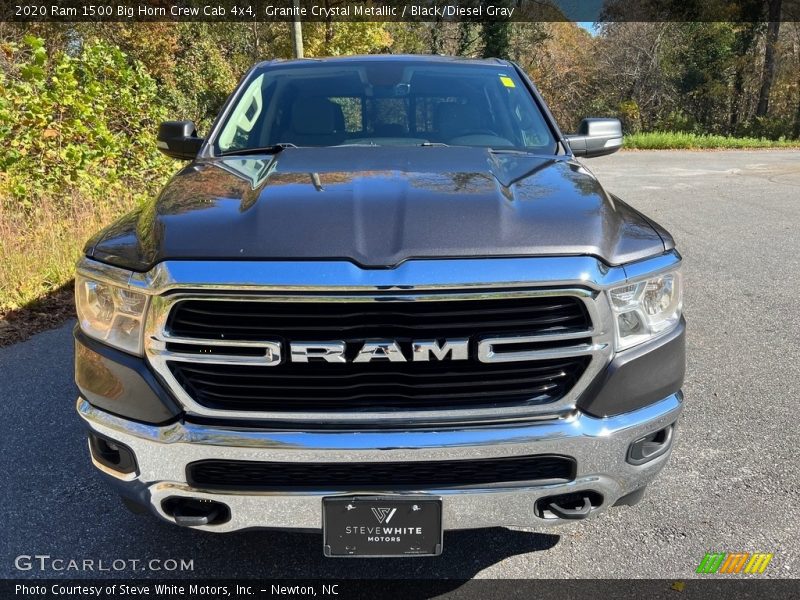 Granite Crystal Metallic / Black/Diesel Gray 2020 Ram 1500 Big Horn Crew Cab 4x4