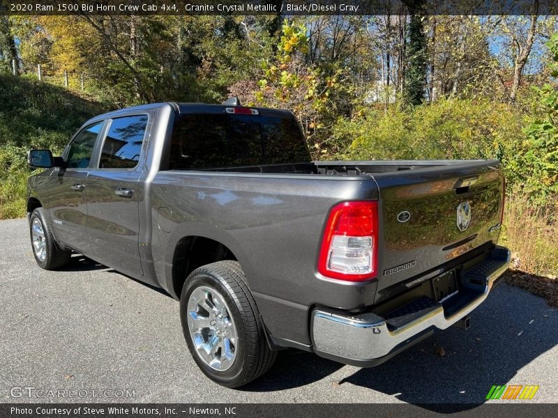 Granite Crystal Metallic / Black/Diesel Gray 2020 Ram 1500 Big Horn Crew Cab 4x4