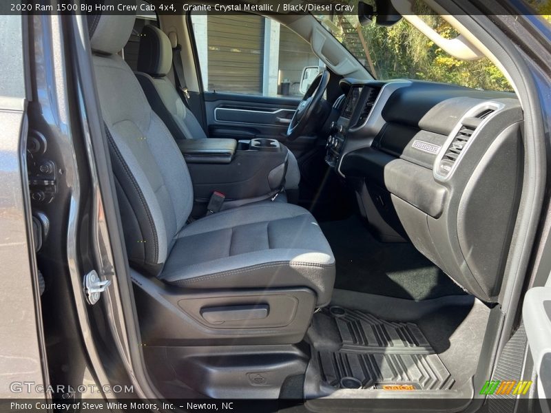 Granite Crystal Metallic / Black/Diesel Gray 2020 Ram 1500 Big Horn Crew Cab 4x4