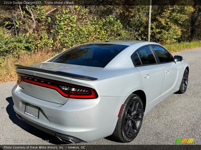 Triple Nickel / Black 2019 Dodge Charger SXT