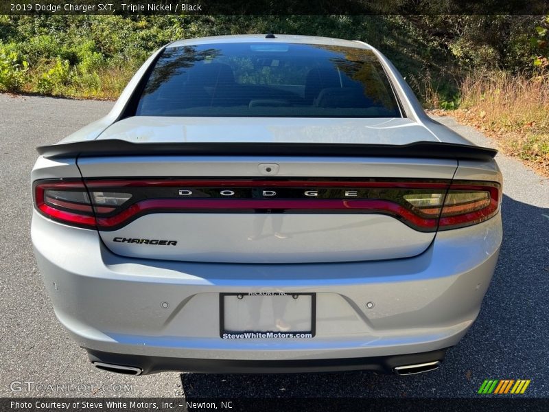Triple Nickel / Black 2019 Dodge Charger SXT