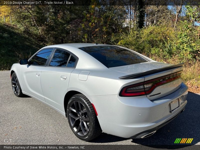 Triple Nickel / Black 2019 Dodge Charger SXT
