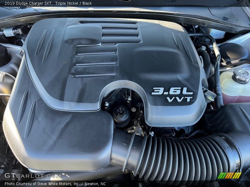 Triple Nickel / Black 2019 Dodge Charger SXT